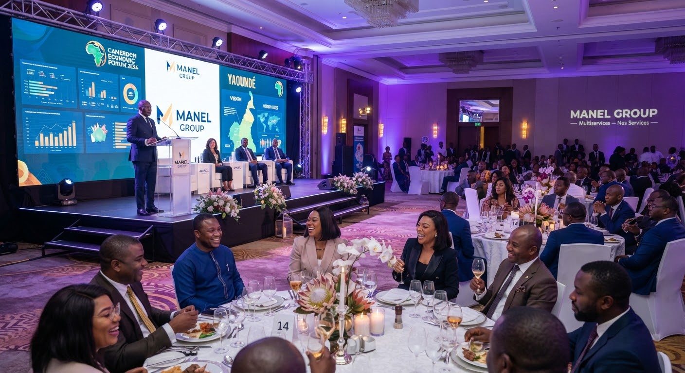 Gala d’entreprise avec scène et mur LED