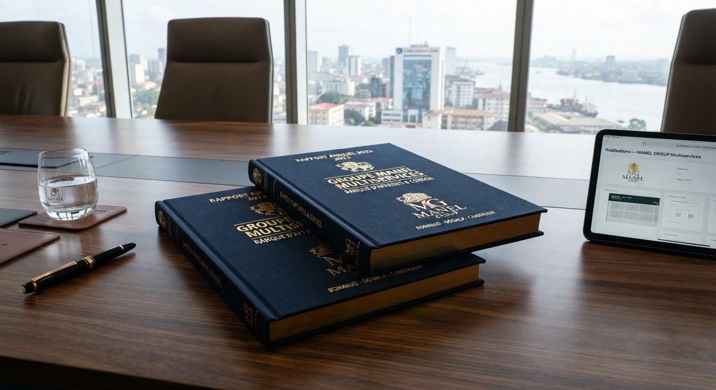 Rapport annuel institution financière Akwa Bonanjo Douala